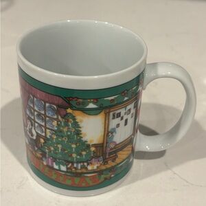 1994 Christmas Collection Mug – Cozy Holiday Scene with Tree & Gifts